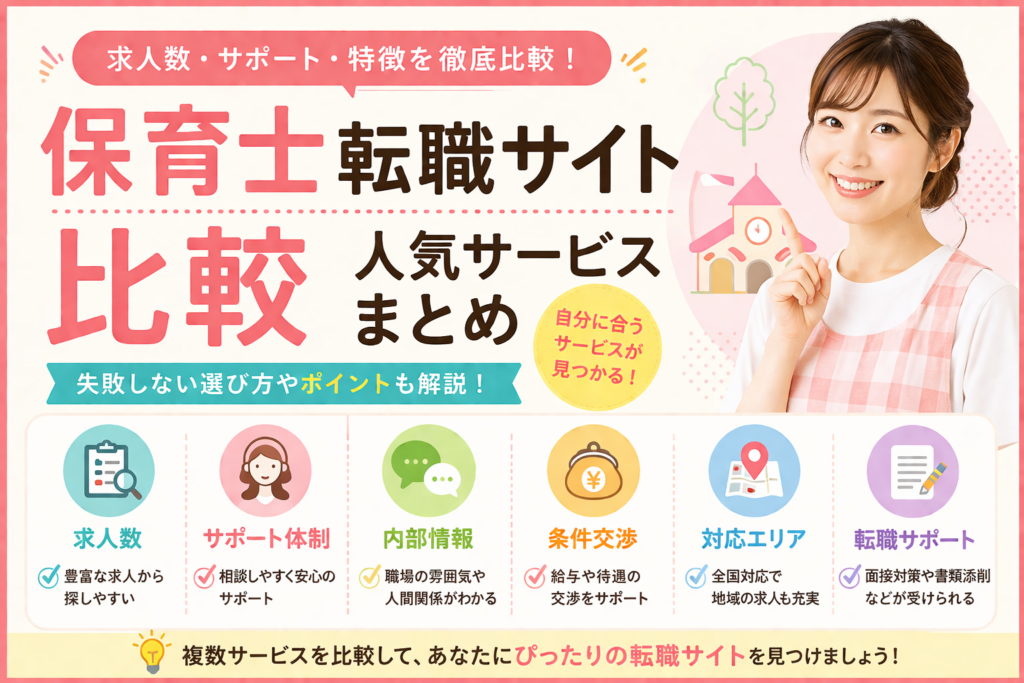 保育士転職サイト比較アイキャッチ画像